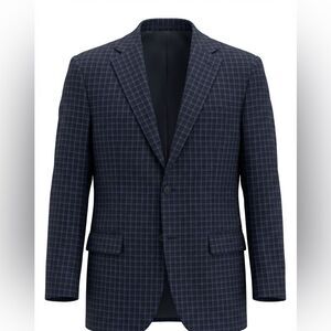 CORNELIANI MENS BLAZER BLUE STRIPED SIZE 54R IN EU SIZE